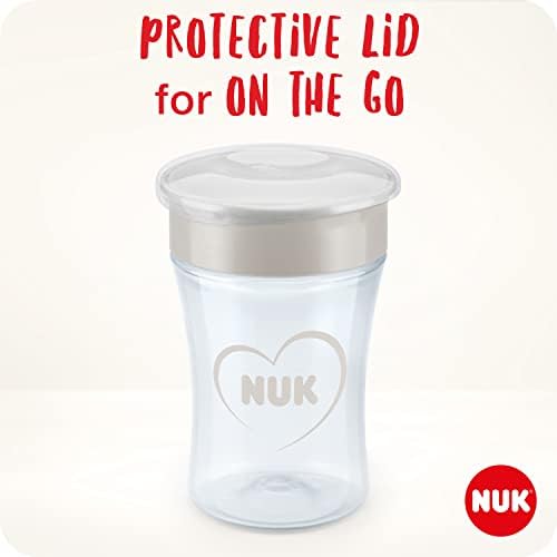 NUK Magic Cup Sippy Cup | 360° Anti-Spill Rim | 8+ Months | Leak-Proof & BPA-Free | 230 ml | Disney Minnie Mouse