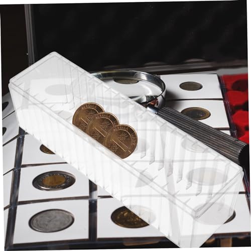 Caja organizadora transparente para 20 monedas miniatura 7