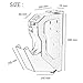 Gun Safe,Handgun Safe Box Mounted Firearm Safety Device Pistol Gun Safe Box with Digital Code & 2 Emergency Key