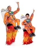 Spooktacular Creations Inflatable Astronaut Costume for Kids and Adults