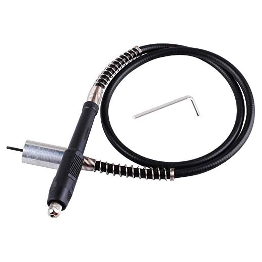 Eje Flexible Compatible con Dre-mel Wen Roybi Taladro Herramienta Giratoria para Amoladora Eléctrica Mandril sin Llave por Poweka