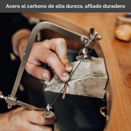 Miniatura 4 de 24 Dientes Hojas De Sierra De Corte Fino Estándar, 130mm Hojas De Sierra De Marquetería De Acero Al Carbono, Dientes Cuchilla De Sierra De Mesa Para Aserrar Madera Plástico Espuma Metal Blando