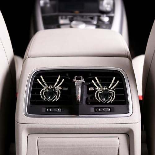 Image of 5 PCS spider Car Decor, cute Air Freshener Vent ClipsCar Accessories Decoration for Refillable Outlet Diffuser, Universal for Most Cars (spider)