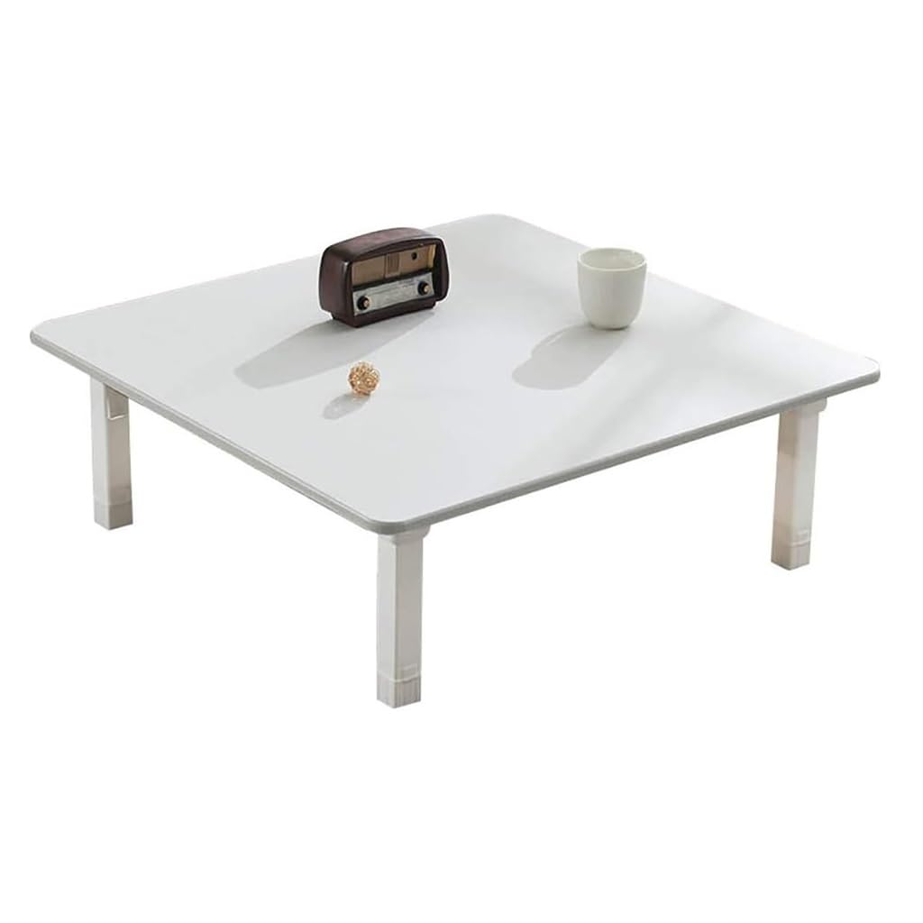 Table pliante carrée gain de place pour petit bureau de chambre