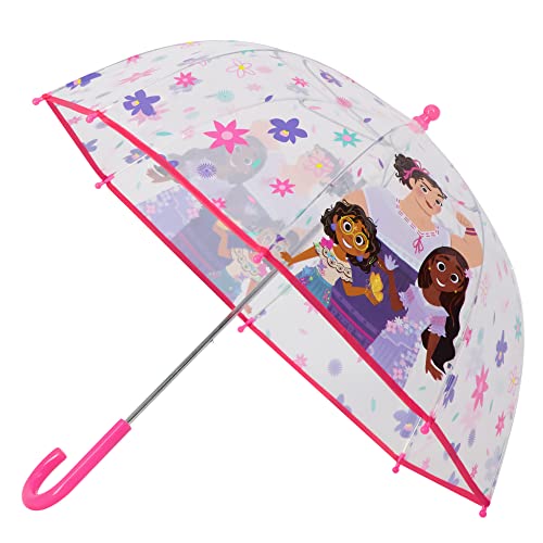 Photo 1 of ABG Accessories, Minnie Mouse, Frozen, Encanto and Paw Patrol Kids Clear Umbrella for Girls Rain Wear Ages 3-10