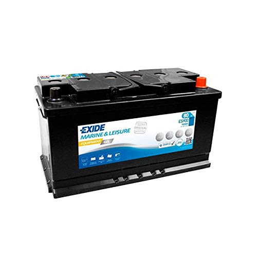 Exide - Batería Plomo sellada Gel Equipment Gel ES900 (900Wh) 12V 80Ah Auto