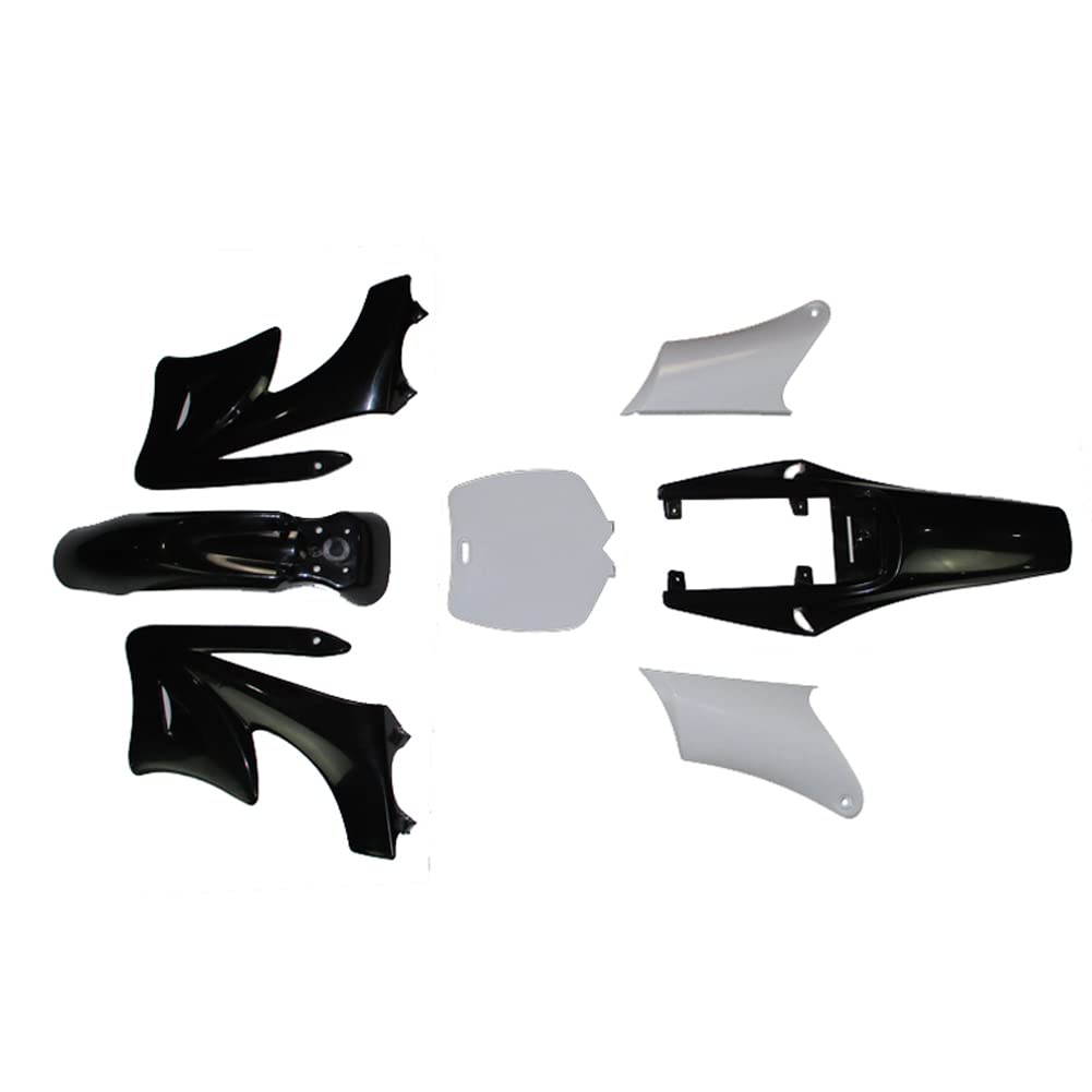 STONEDER Lot de 7 carénages en plastique haute résistance noir siège en mousse pour moto tout-terrain chinoise 2 temps 47 cc 49 cc Apollo Orion Mini Dirt Bike enfants STONEDER Lot de 7 carénages en plastique haute résistance noir siège en mousse pour moto tout-terrain chinoise 2 temps 47 cc 49 cc Apollo Orion Mini Dirt Bike enfants