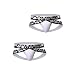 Dominik Cotton Jock Straps Underwear, Mens, Black, White, Red, Green & Blue Colors (M, White)