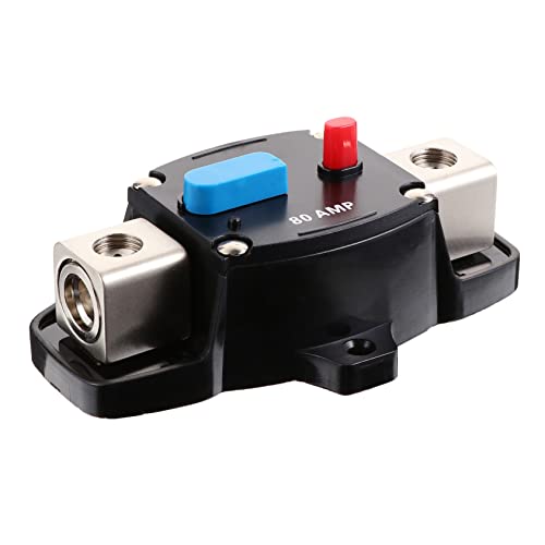 Disyuntor para coche 80A ideal para viajes largos con sistemas de audio integrados