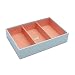 WOLF 318605 Medium Deep Stackable Jewelry Tray, Aqua