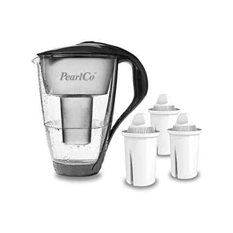 PearlCo - Filtro de agua de vidrio con cartuchos de filtro Universal classic Cover