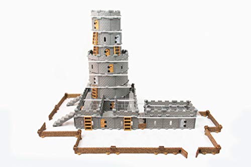 Modular Castle System: Tabletop & RPG Terrain Game Set for Dungeons & Dragons, Pathfinder, Castles & Crusades, 13th Age, and More! - Mage Set (576+ Pieces)
