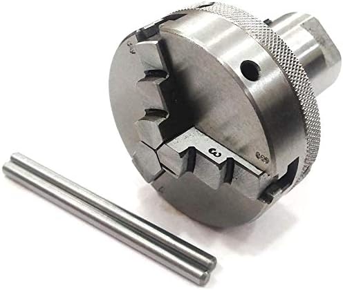 Lathe Spindle Adapter Fits Shopsmith Mark V 5/8" Spindle to Threaded Chuck 5/8" Spindle to M14 x 1 Thread 65 mm 3 Jaw Self Centering Chuck