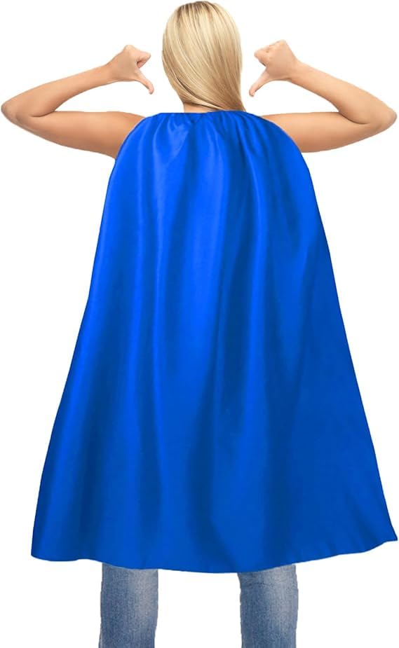 Yapartifa Superhero Capes and Masks Set for Women, Costume for Halloween Team Building Cape with Felt Mask