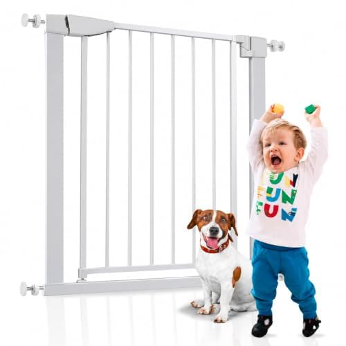 Barrera Seguridad Niños y Perros Escalera - Valla/Puerta Pasillo 75-82cm