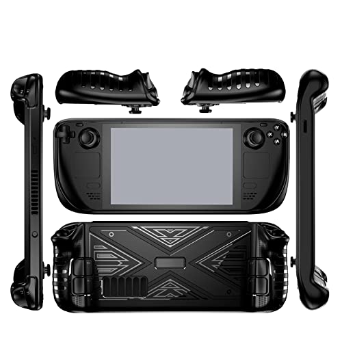 figatia Capa de proteção de silicone, resistente a impactos e arranhões para console de jogos, PRETO