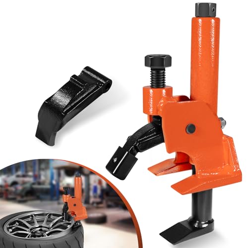 Manual Tire Bead Breaker with Rubber Pad Protector 38-42 Tires Changer Tool Heavy-Duty Tire Bead Removal Tool Fits for Tires of ATVs UTVs Tractors Trucks Cars RV Golf Cart Bus Motorcycles