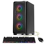 YEYIAN Gaming PC - Intel Core i5 14400F, RTX 5060 8GB GDDR7, 2TB NVMe, 32GB DDR5, PSU, 650W 80+ Gold. Model YPI-VA44F0C-5603U