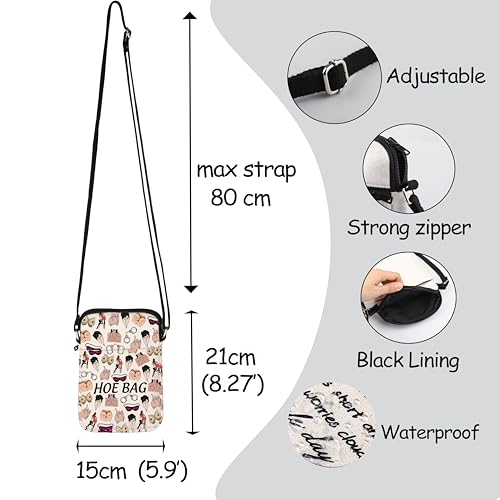 MNIGIU Funny Overnight Shoulder Bag Bachelorette Party Gift Naughty Crossbody Bag Adult Gag Gift Humorous Hoe Bag2