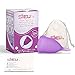 Produktbild Menstruationstasse Modell Tulip + Faltbarer Sterilisator in rosa oder blauer Farbe - Größe L - Für Frauen die bereits eine Geburt hinter sich haben und/oder älter als 25 Jahre - Eine Einheit