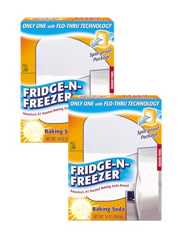 10 Best Refrigerator Deodorizers That Keep Your Fridge Fresh 1 Baking Soda 14 oz (Pack of 2) - Fridge and Freezer Odor Absorber