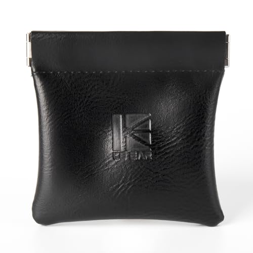 1 Pack Earphone Storage Case Bag for IEM,in Ears,Earbuds,Portable Carrying Storage Case,Travel Bag Leather Jewelry Pouch, Kbear BP01 Suitable for KZ ZS10/ZS10 Pro/ZST/ZS10 PRO X/AS10/AS16/CastorZA12