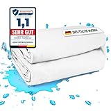 ✅ VERSCHIEDENE FOLIENSTÄRKEN: Billiganbieter haben meist nur Poolliner Rund von 0.2 oder 0.3 mm. Bei uns erhalten Sie Liners in Fachhandelsqualität mit Foliendicken von 0.4 mm, 0.5 mm oder gar 0.6 oder 0.8 mm. Hervorzuheben wäre das besonders die 0.6 mm und die 0.8 mm derart gute Qualität haben, dass die Auskleidung oft mehr als 10 Jahre halten.