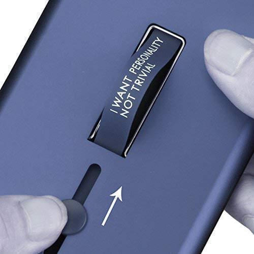 Image of Heartly Matte Finish Shockproof Dual Layer TPU + PC with Stand & Finger Holder Case Cover for Samsung Galaxy A70s / A70 - Blue