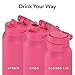 Hidrate Spark PRO 2 – Smart Hydration Bottle with Drink Reminders & Water Tracking, 32oz Stainless Steel – Syncs with Apple Health, Fitbit, Smart Rings & Smart Watches - Bundle Lid - Flamingo