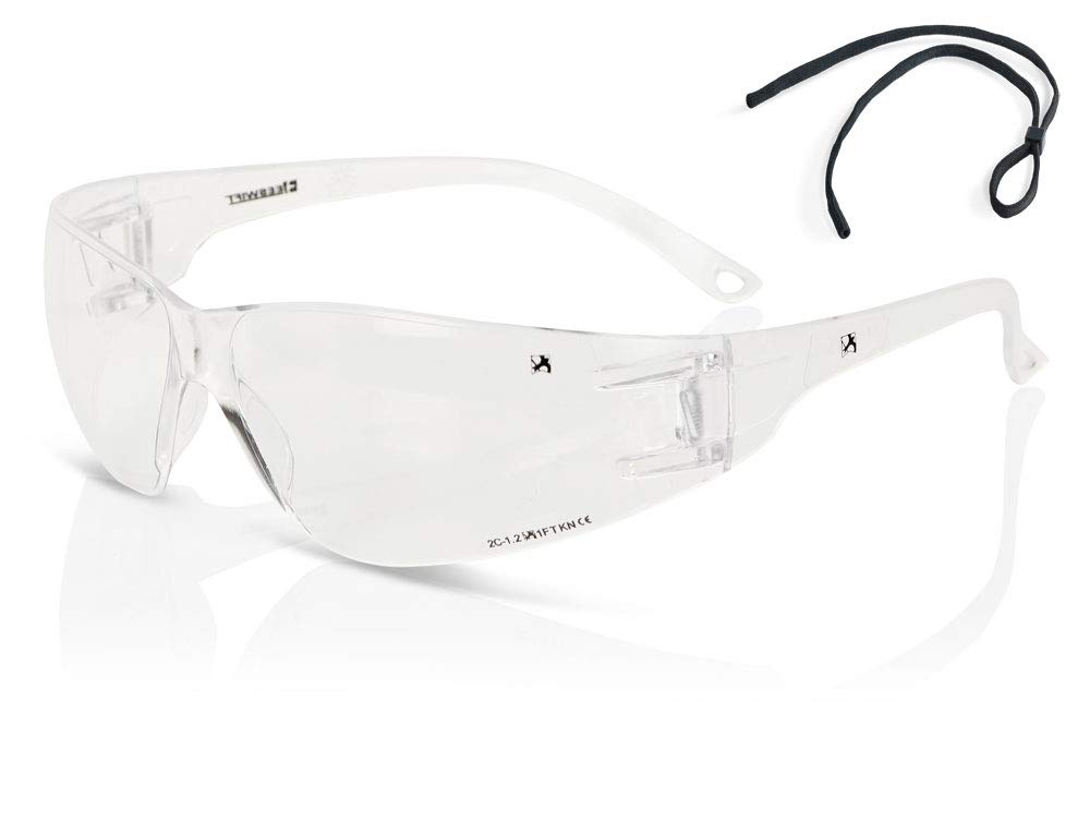 Beeswift Performance Lens Wraparound Safety Glasses Clear