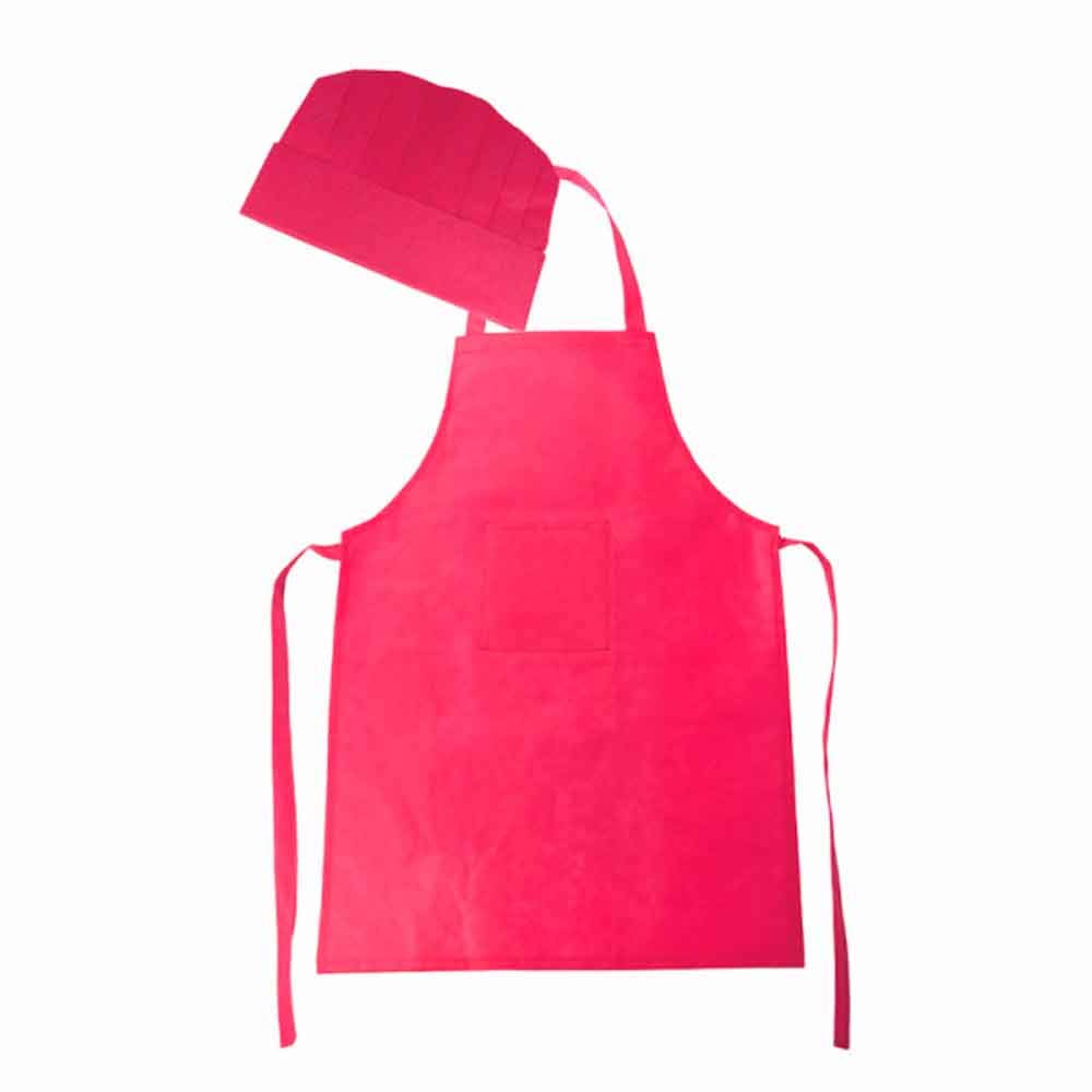 Lot de 25 tabliers avec bonnet pour les petits cuisiniers aux couleurs variées. Cadeau idéal pour les anniversaires, les écoles, les fêtes et les événements avec enfants.