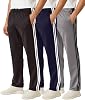 Real Essentials Paquete de 3 Pantalones de Malla para Hombre con Abertura en la Pierna, para Descansar, Entrenar, Gimnasio 2