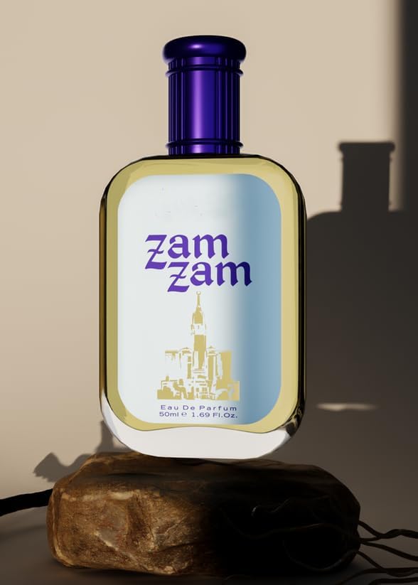 Luxury Zam Zam Eau De Parfum Alcohol Free Perfume Long Lasting Fragrance Men Women 50 Ml 1.69 -Floz Spray.