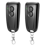 Funmo 2 Stück Garagentor Fernbedienung, 433,92 MHz Handsender Fernbedienung für Ecostar RSC2 RSE2 RSZ1-433 RSM4-433 RS4-433 RSN2-433 Hörmann Liftronic 500/700/800 Portronic D2500/D5000/S4000