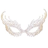 Bonito y bien hecho: montado a mano y hermosos patrones, muy adecuado para tu vestido de máscaras