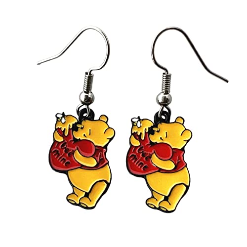 Cartoon Earrings Metal Earrings Women and Men