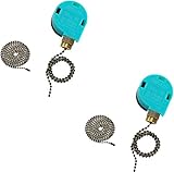 Ceiling Fan Switch Zing Ear Pull Chain Switch ZE-268S6 3 Speed 4 Wire Pull Chain Switch Control...