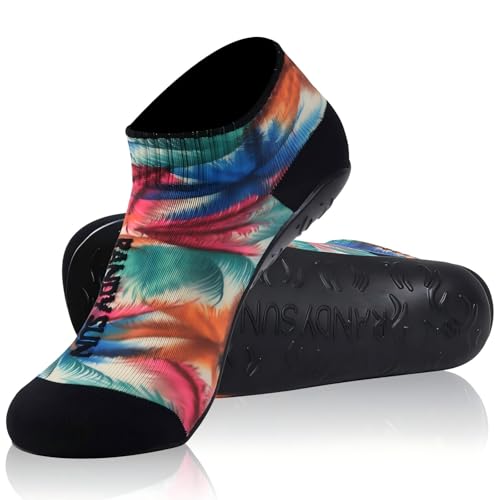 RANDY SUN Sockenschuhe Damen & Herren, Beach Barfußsocken, Schnell Trocknend...