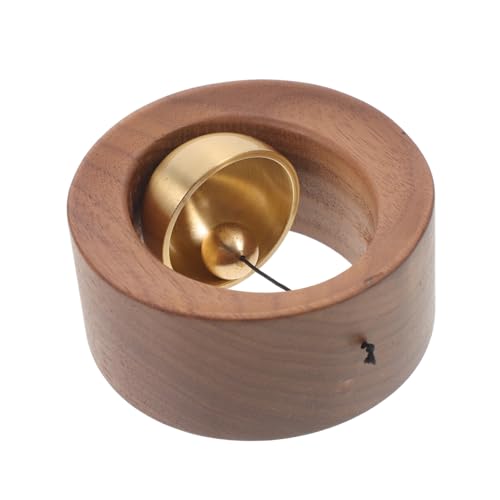 FUTUREORYY 木製ドアベル 風鈴付き玄関装飾 店舗用呼び鈴 耐久性 素材使用 玄関やオフィスにな癒しの音で歓迎する木質ドアチャイム