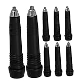Milisten 8 Piezas Consejos para Caminar Consejos para Palos Nórdicos para Caminar Tips for Trekking Poles Black