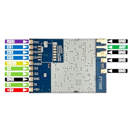 Evita interferencias de video con el receptor analógico FPV FT1200 VRX 2