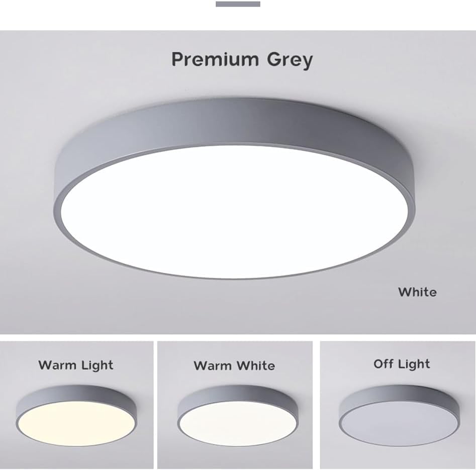 Plafonnier LED moderne à spectre complet et intensité variable en continu - 3