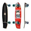 Flow Surf Skates Cruiser - 29x10 7-Ply North American Maple Deck, Carving Truck, Fully Assembled, Supports up to 275 lbs for Surf-Like Carving