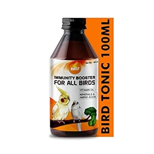BOLTZ Immunity Booster for All Birds for Healthy Growth with Essential Vitamins, Minerals and Amino acids-100ml, transperent, Small