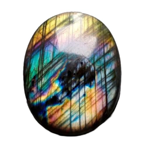 Labradorite naturelle ovale 61x43mm pour sertir un pendentif fait main