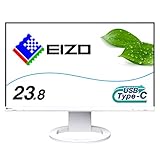 【Amazon.co.jp限定】EIZO 疲れ目軽減モニター | FlexScan EV2480-AMZWT | 23.8型フルHD・USB Type-C(70W給電)・スタンド可動・ホワイト