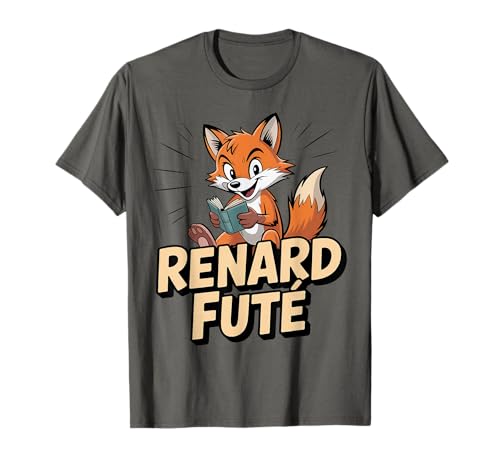 Renard Futé Humour Lecture Animal Intelligent T-Shirt