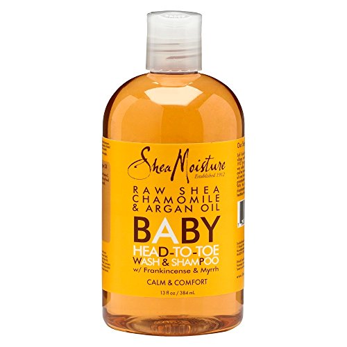 Pack of 8 x Shea Moisture Baby Head-To-Toe Wash and Shampoo Raw Shea Chamomile and Argan Oil - 12 fl oz