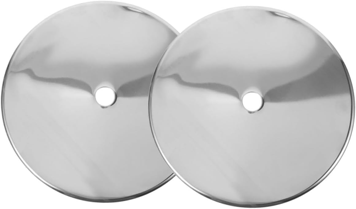 Alipis 2pcs Stainless Steel Induction Cooktop Heat Diffuser Plate Round Cover for Induction Cookers Gas Stove Adapter Plate Hot Pot Table Sinking Ring