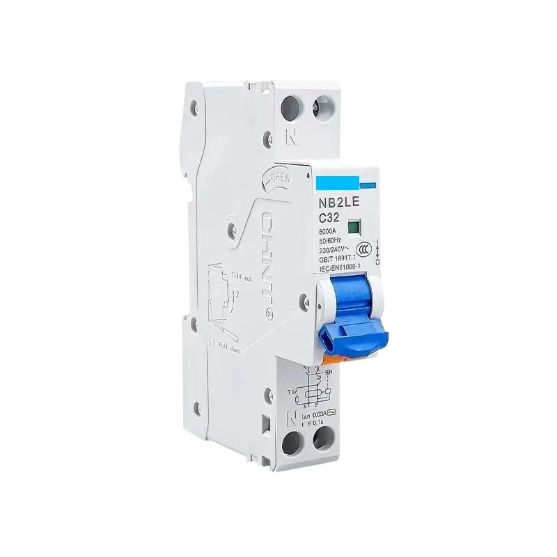 Disjoncteur Disjoncteur de Protection contre les fuites 1P + N, TYPE AC RCBO(10A)